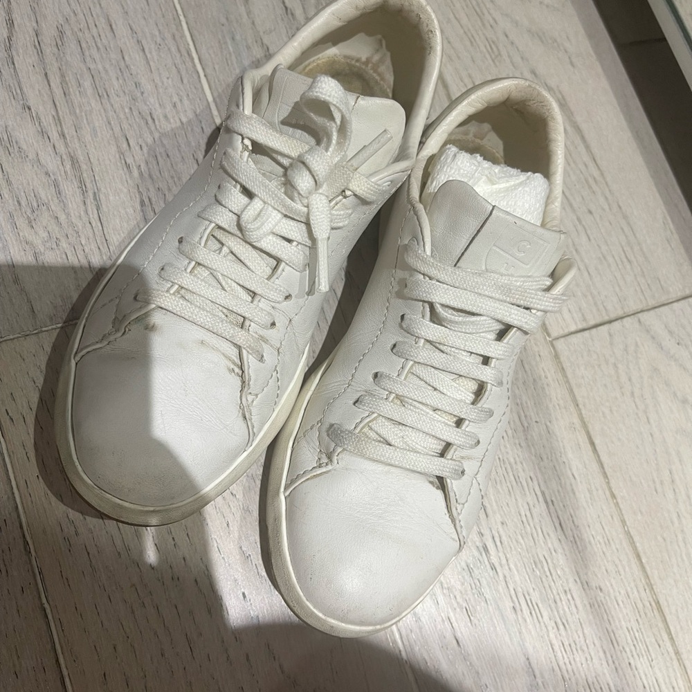 Cole Haan White Sneakers - Picture 3 of 4